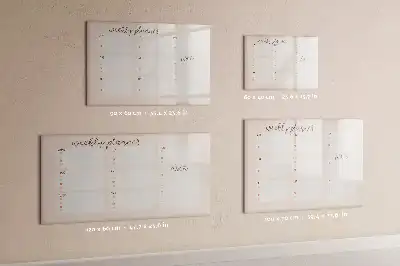 Lavagna magnetica per disegnare pianificatore settimanale affascinante