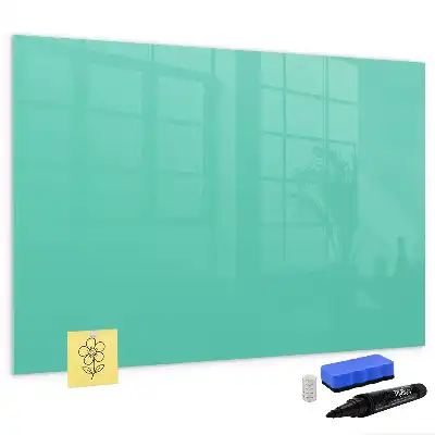 Lavagna magnetica per scrivere colore turchese