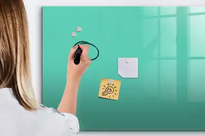 Lavagna magnetica per scrivere colore turchese