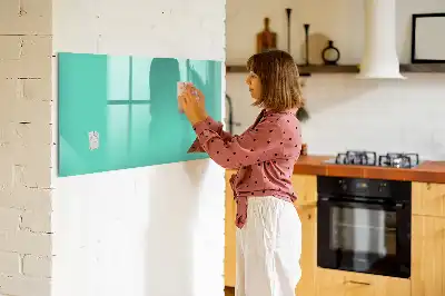 Lavagna magnetica per scrivere colore turchese