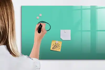 Lavagna magnetica per scrivere colore turchese
