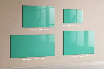 Lavagna magnetica per scrivere colore turchese