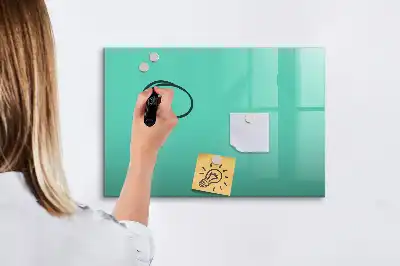 Lavagna magnetica per scrivere colore turchese