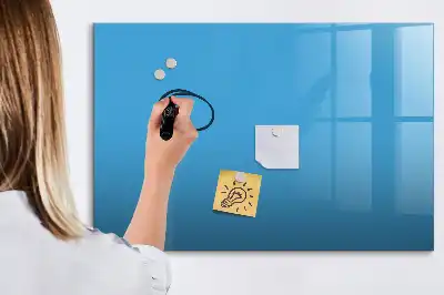 Lavagna magnetica per disegnare azzurra