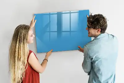 Lavagna magnetica per disegnare azzurra