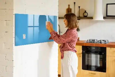 Lavagna magnetica per disegnare azzurra