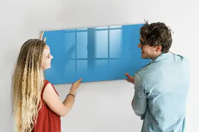 Lavagna magnetica per disegnare azzurra