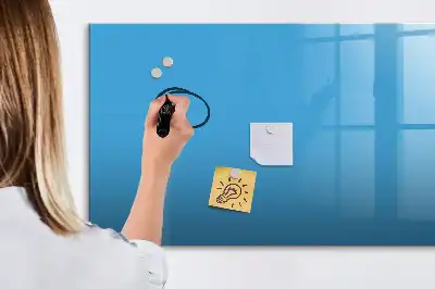 Lavagna magnetica per disegnare azzurra