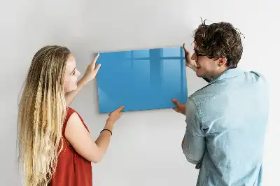 Lavagna magnetica per disegnare azzurra
