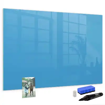 Lavagna magnetica per disegnare azzurra
