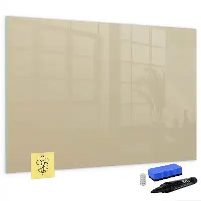 Lavagna magnetica per scrivere di colore beige