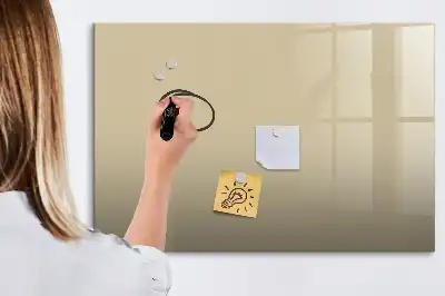Lavagna magnetica per scrivere di colore beige