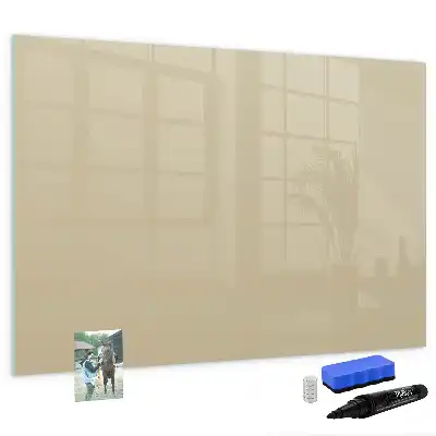 Lavagna magnetica per scrivere di colore beige