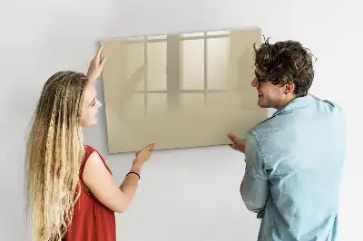 Lavagna magnetica per scrivere di colore beige