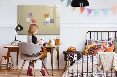 Lavagna magnetica per scrivere di colore beige