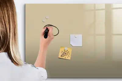Lavagna magnetica per scrivere di colore beige
