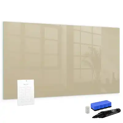 Lavagna magnetica per scrivere di colore beige