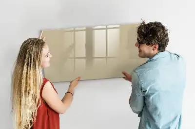 Lavagna magnetica per scrivere di colore beige