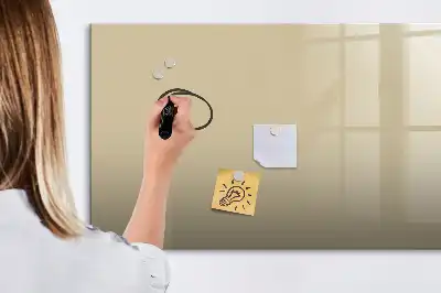 Lavagna magnetica per scrivere di colore beige