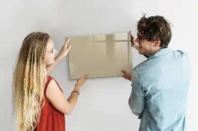 Lavagna magnetica per scrivere di colore beige