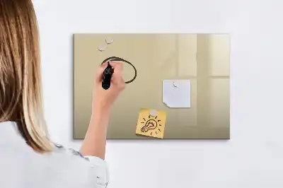 Lavagna magnetica per scrivere di colore beige