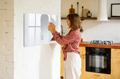 Lavagna magnetica per scrivere colore bianco sporco
