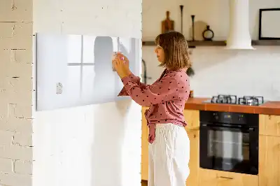 Lavagna magnetica per scrivere colore bianco sporco