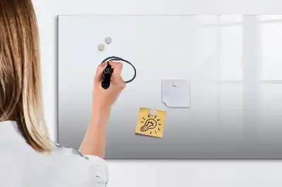 Lavagna magnetica per scrivere colore bianco sporco