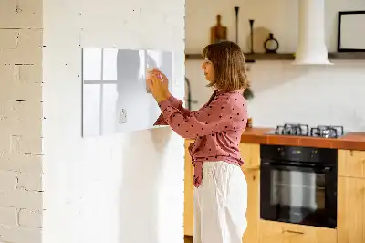 Lavagna magnetica per scrivere colore bianco sporco