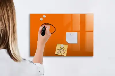 Lavagna magnetica per disegnare arancione
