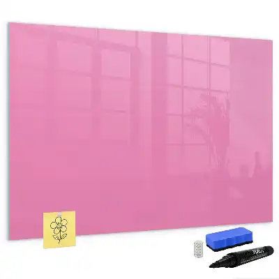 Lavagna magnetica per scrivere rosa