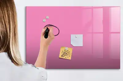 Lavagna magnetica per scrivere rosa