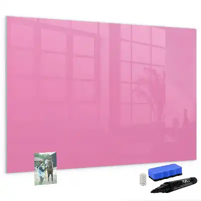 Lavagna magnetica per scrivere rosa