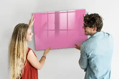 Lavagna magnetica per scrivere rosa