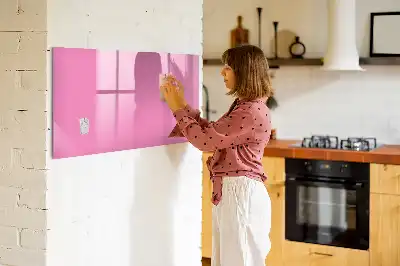Lavagna magnetica per scrivere rosa