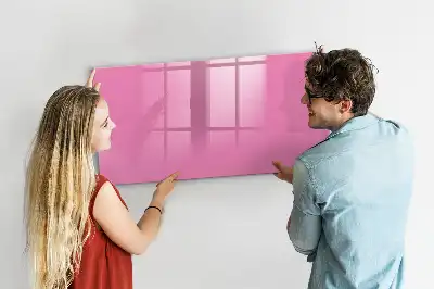 Lavagna magnetica per scrivere rosa