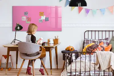 Lavagna magnetica per scrivere rosa