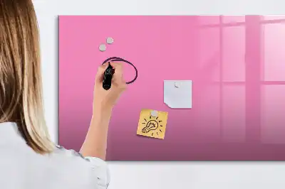 Lavagna magnetica per scrivere rosa
