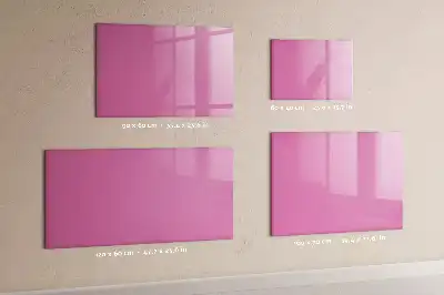 Lavagna magnetica per scrivere rosa