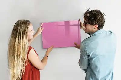 Lavagna magnetica per scrivere rosa