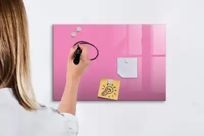Lavagna magnetica per scrivere rosa