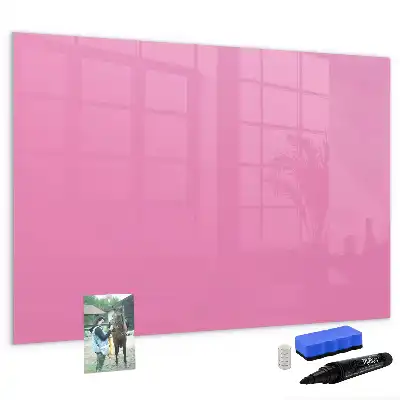 Lavagna magnetica per scrivere rosa