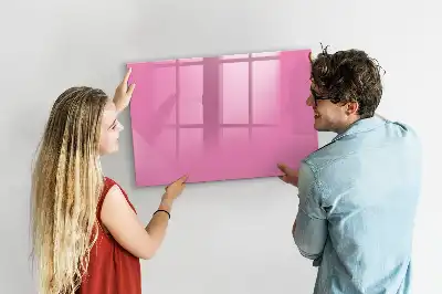 Lavagna magnetica per scrivere rosa