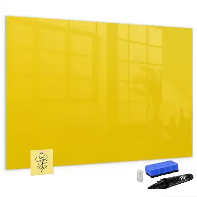 Lavagna magnetica per disegnare di colore giallo chiaro