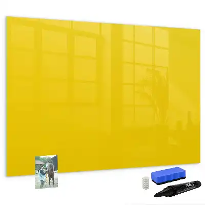 Lavagna magnetica per disegnare di colore giallo chiaro