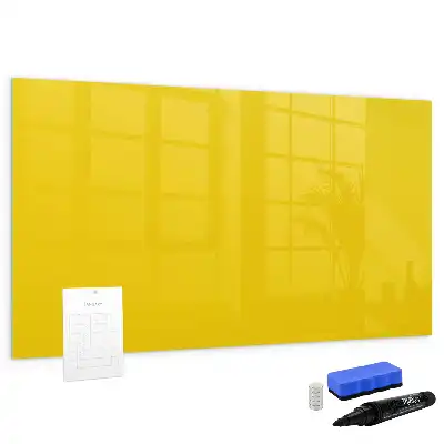 Lavagna magnetica per disegnare di colore giallo chiaro