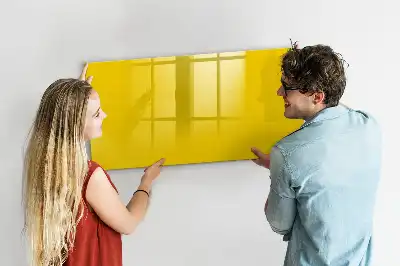 Lavagna magnetica per disegnare di colore giallo chiaro