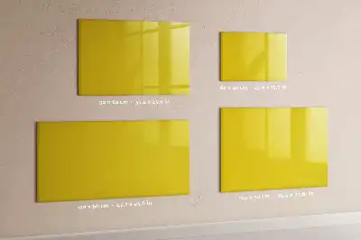 Lavagna magnetica per disegnare di colore giallo chiaro