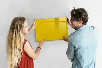 Lavagna magnetica per disegnare di colore giallo chiaro
