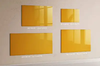 Lavagna magnetica per scrivere di colore giallo oro